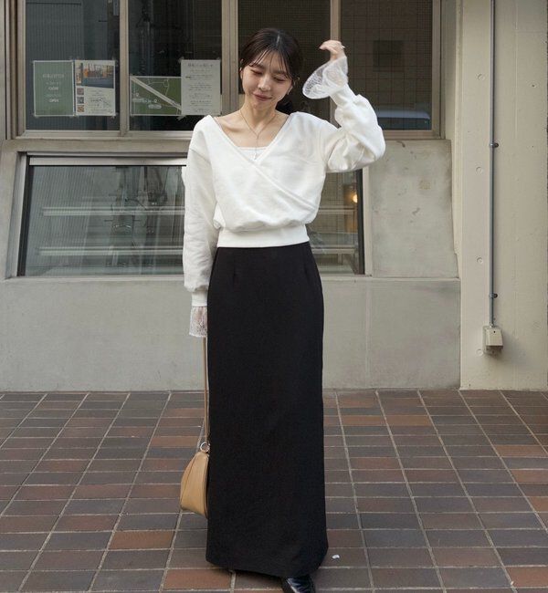  「【mana企画】ドロストマキシスカート」|スカート|