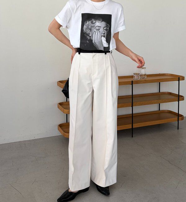  「〈C.L〉バイカラーウエストパンツ」|チノ|