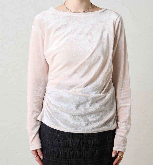  「シアーベロアトップス」|Tシャツ・カットソー|