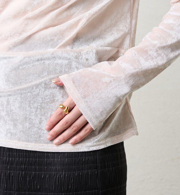  「シアーベロアトップス」|Tシャツ・カットソー|