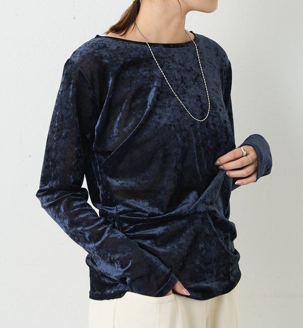  「シアーベロアトップス」|Tシャツ・カットソー|