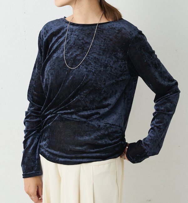  「シアーベロアトップス」|Tシャツ・カットソー|