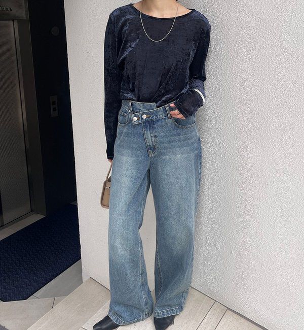  「シアーベロアトップス」|Tシャツ・カットソー|