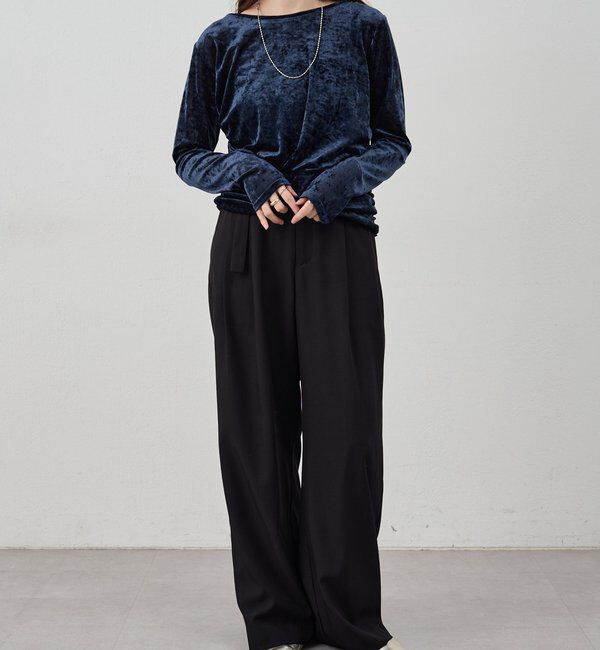  「シアーベロアトップス」|Tシャツ・カットソー|