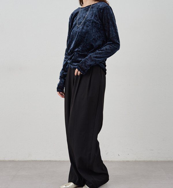  「シアーベロアトップス」|Tシャツ・カットソー|