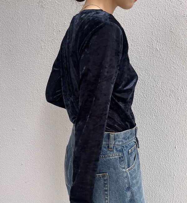  「シアーベロアトップス」|Tシャツ・カットソー|