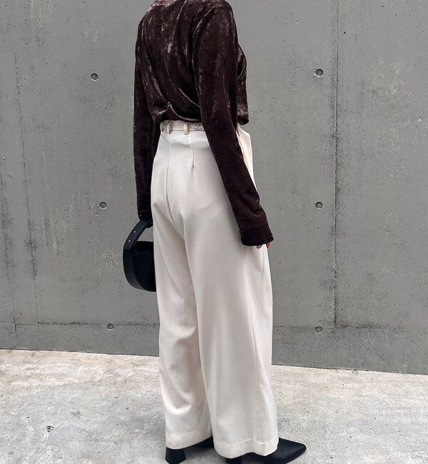  「シアーベロアトップス」|Tシャツ・カットソー|