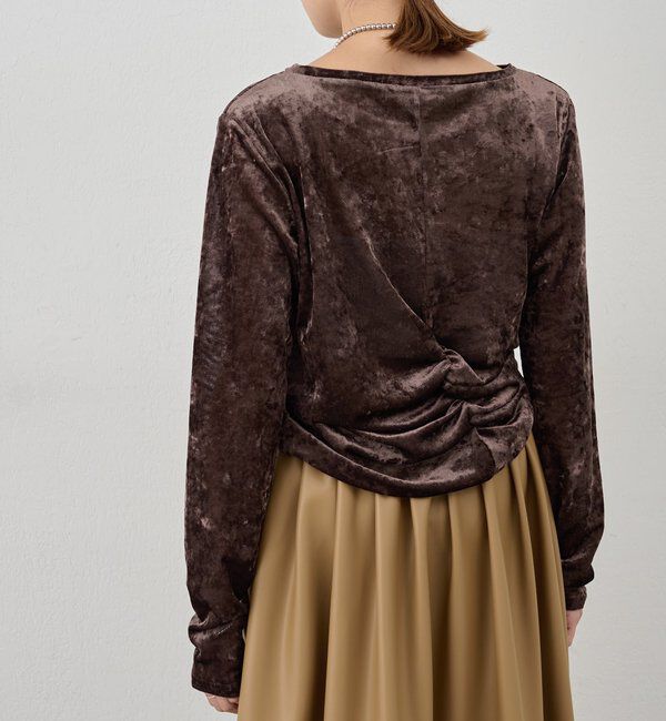  「シアーベロアトップス」|Tシャツ・カットソー|