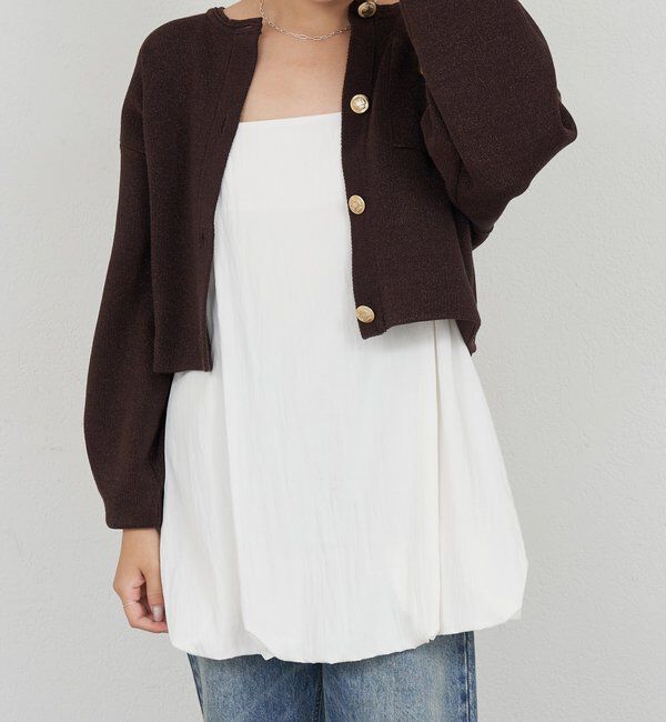  「バルーンチュニックキャミ」|キャミソール|