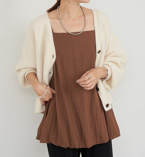  「バルーンチュニックキャミ」|キャミソール|