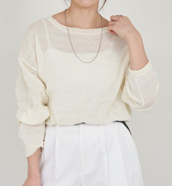  「シアーワイドニット」|ニット・セーター|