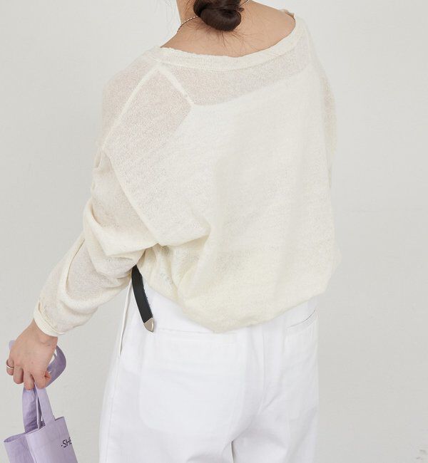  「シアーワイドニット」|ニット・セーター|