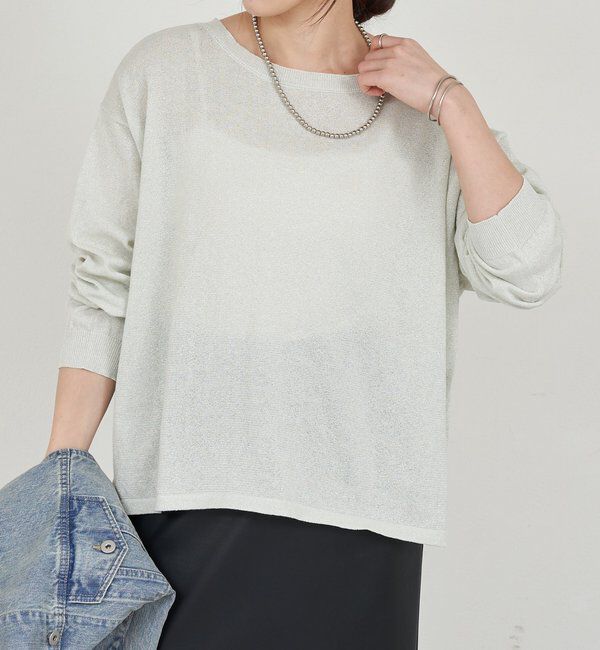  「シアーワイドニット」|ニット・セーター|