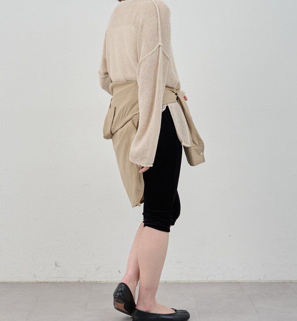  「【26SS予約】リネンオーバーニット」|ニット・セーター|