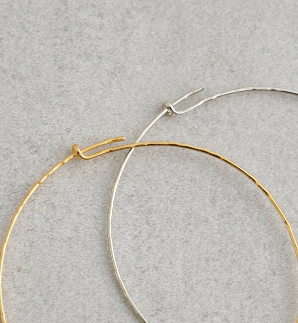  「ニュアンスフープピアス」|ピアス|