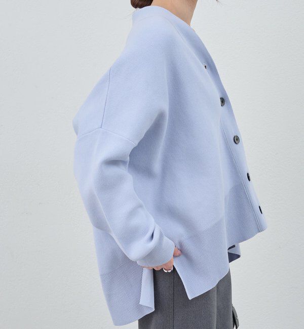  「【26SS予約】コットンスムースカーディガン」|カーディガン|