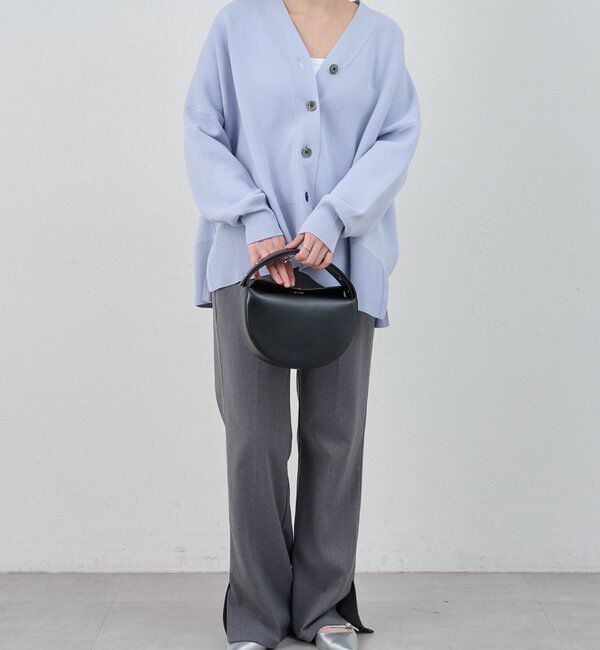  「【26SS予約】コットンスムースカーディガン」|カーディガン|