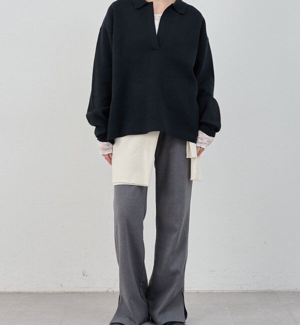  「スキッパーラガーニット」|ニット・セーター|