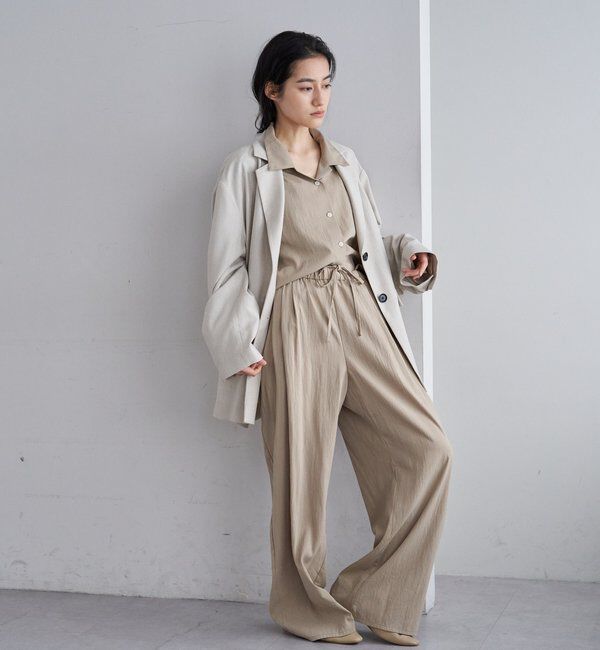  「【26SS予約】リネティオーバージャケット」|テーラードジャケット|