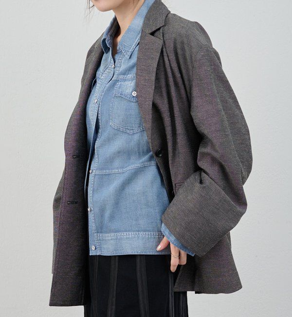 「【26SS予約】リネティオーバージャケット」|テーラードジャケット|