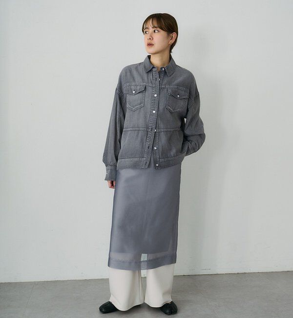  「【26SS予約】シアーデニムシャツ」|シャツ・ブラウス|