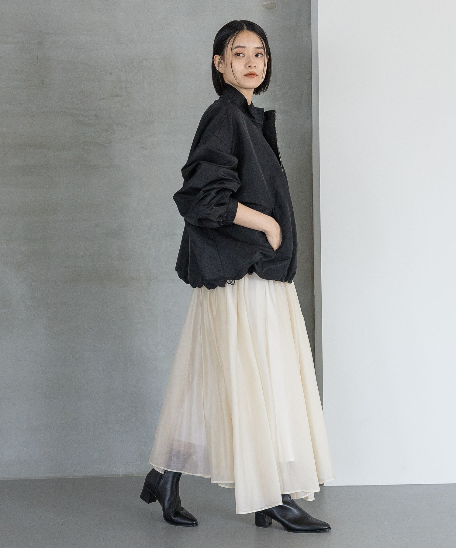 A part by 「【セットアップ対応】ナイロンバルーンブルゾン」|ブルゾン・スタジャン|