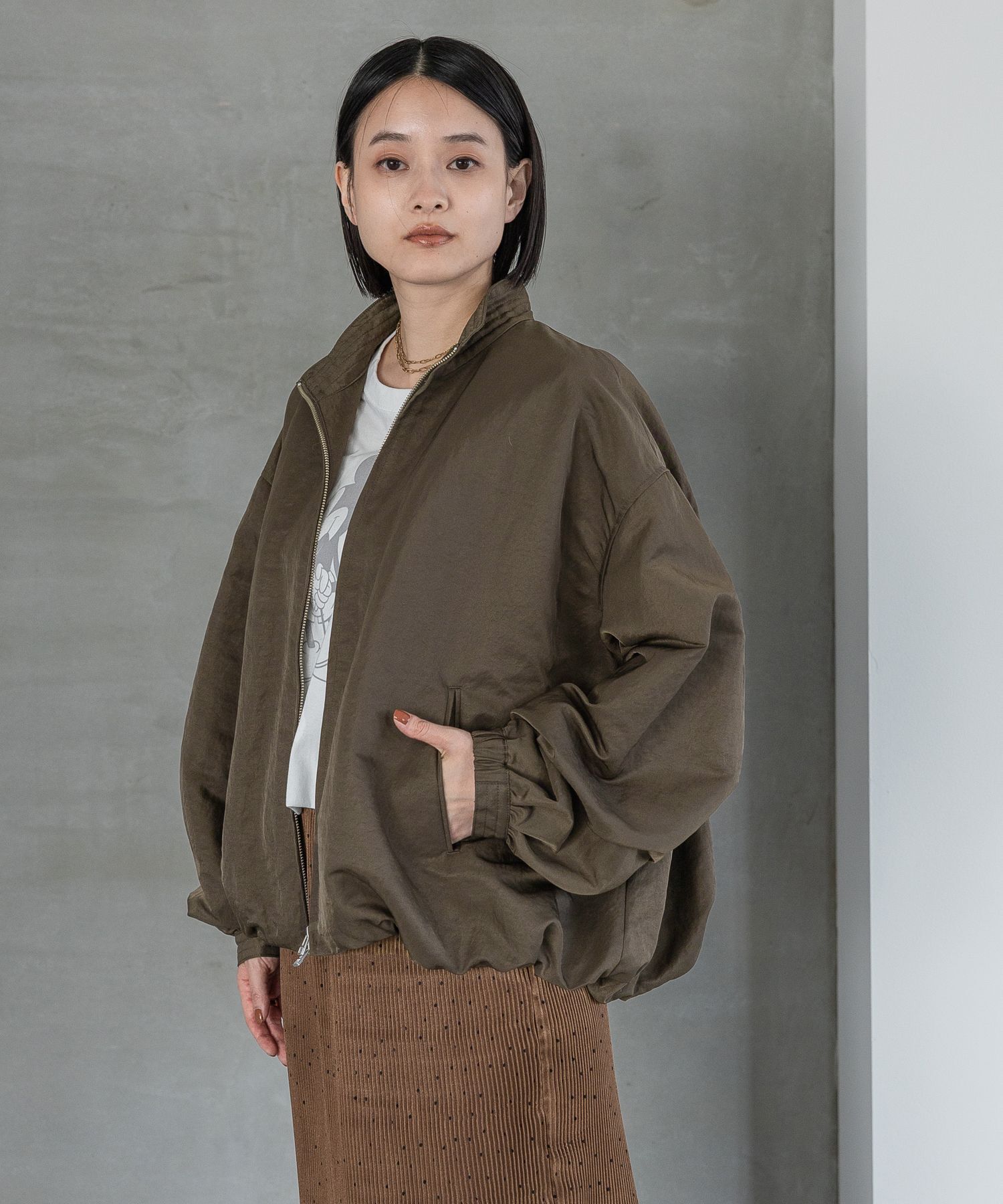 A part by 「【セットアップ対応】ナイロンバルーンブルゾン」|ブルゾン・スタジャン|