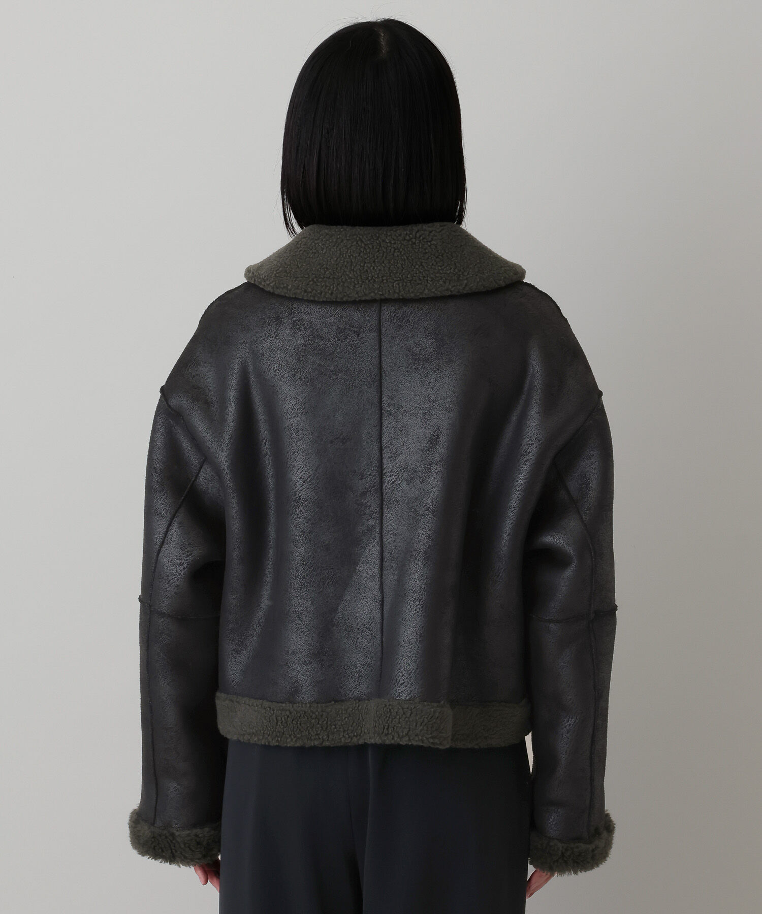 A part by 「リバーシブルボアジャケット」|ブルゾン・スタジャン|