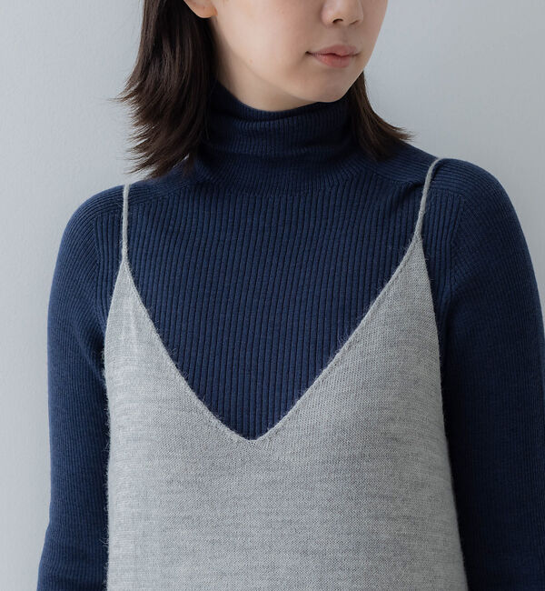 collex「ナチュラルファインヤーンキャミワンピース」|ニット・セーター|