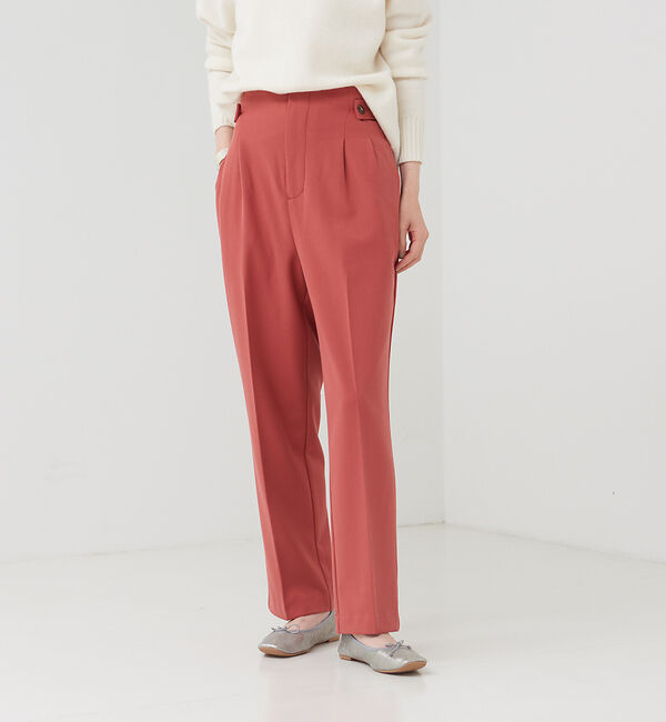 collex「【WEB限定】手洗い可　T/R起毛ストレッチパンツ」|その他|オレンジ