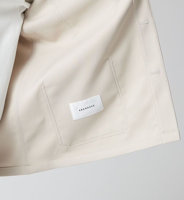 ABAHOUSE「【セットアップ対応】スモーキー カバーオール シャツブルゾン」|ブルゾン・スタジャン|