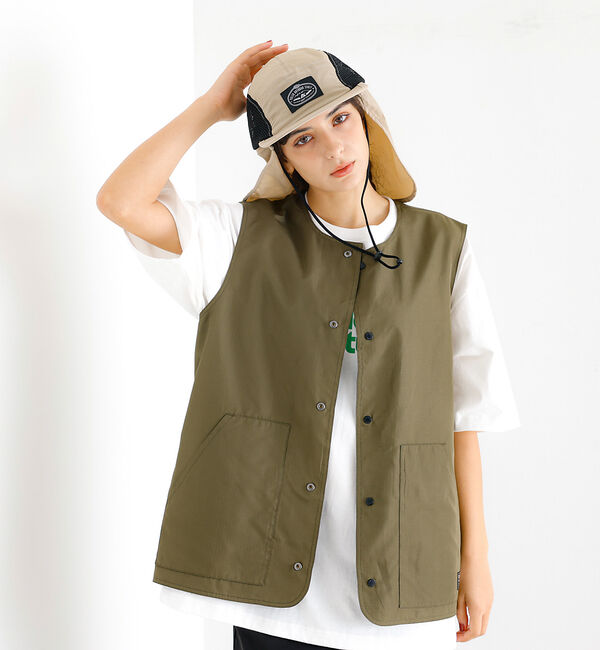 ABAHOUSE「【TAION/タイオン】NON DOWN MILITARY REVERSIBLE」|ブルゾン・スタジャン|