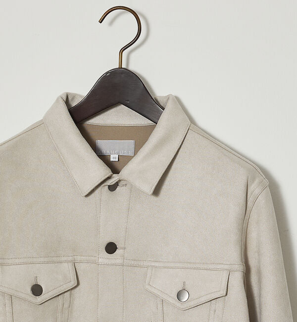 ABAHOUSE「【スエードライク】トラッカー ジャケット」|ブルゾン・スタジャン|