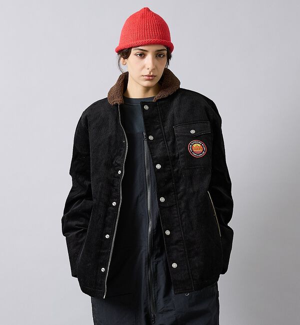 ABAHOUSE「【POLER/ポーラー】CORDUROY BOA JK/コーデュロイ/ボア/ユニ」|ブルゾン・スタジャン|