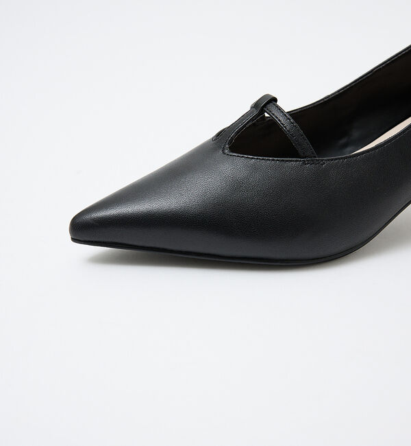 AU BANNISTER「Ｔストラップ メタルヒールパンプス」|パンプス|