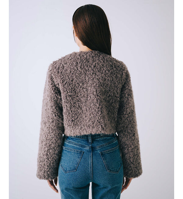 SELFIST「ボアショートジャケット」|ブルゾン・スタジャン|