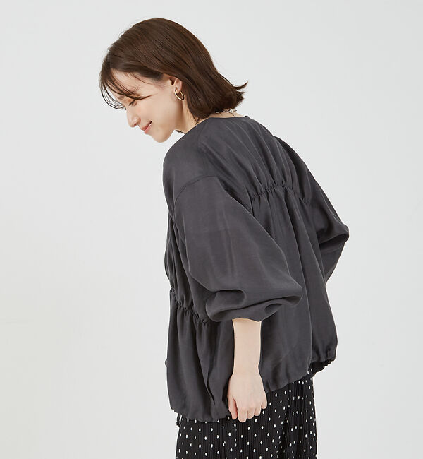 abahouse mavie「【WEB Domani掲載】シアーシャーリングブルゾン」|ブルゾン・スタジャン|