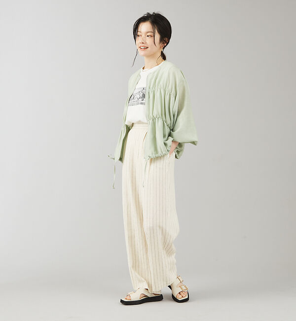 abahouse mavie「【WEB Domani掲載】シアーシャーリングブルゾン」|ブルゾン・スタジャン|