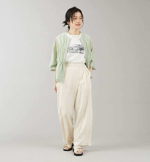 abahouse mavie「【WEB Domani掲載】シアーシャーリングブルゾン」|ブルゾン・スタジャン|