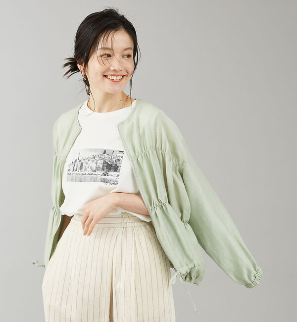 abahouse mavie「【WEB Domani掲載】シアーシャーリングブルゾン」|ブルゾン・スタジャン|