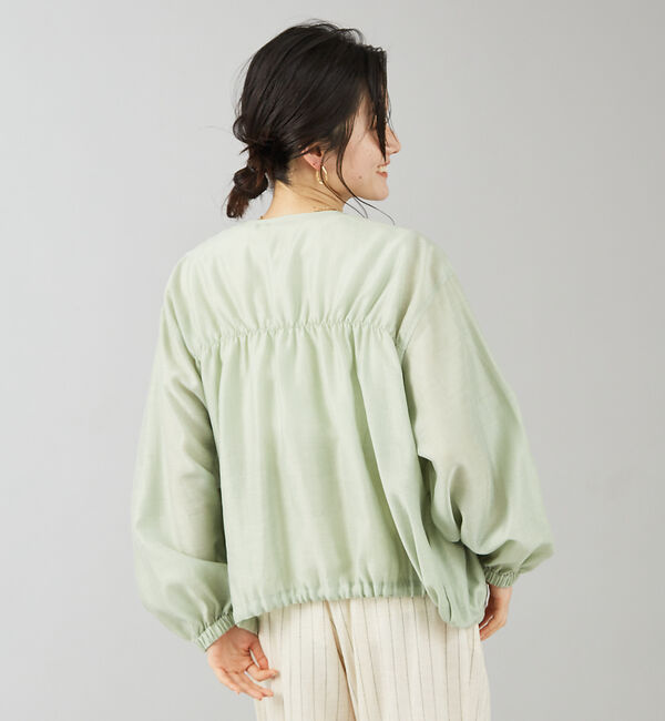 abahouse mavie「【WEB Domani掲載】シアーシャーリングブルゾン」|ブルゾン・スタジャン|