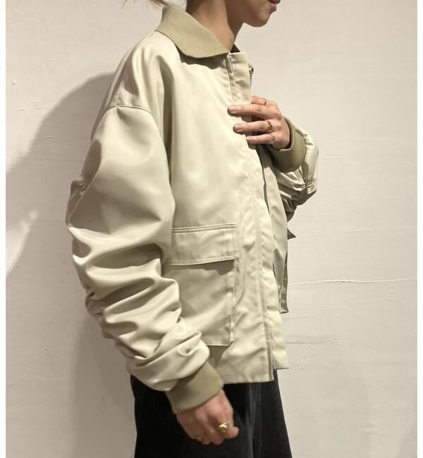 A_「【BIRROT/ビロット】LOVEボンバージャケット」|ブルゾン・スタジャン|