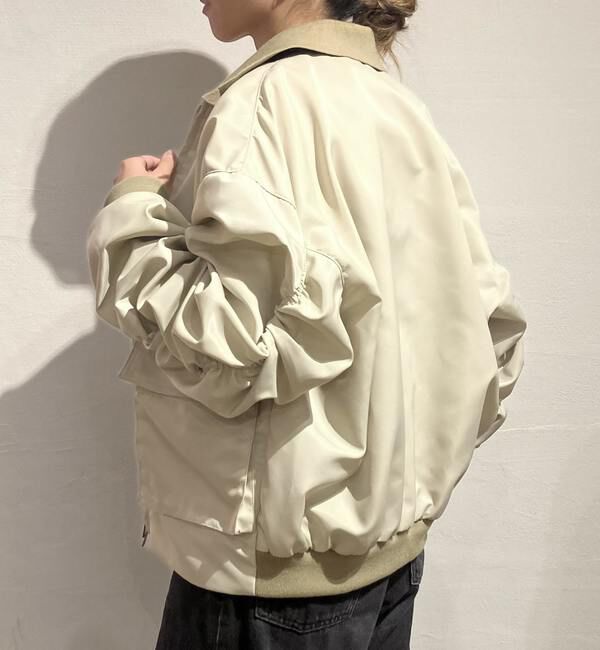 A_「【BIRROT/ビロット】LOVEボンバージャケット」|ブルゾン・スタジャン|