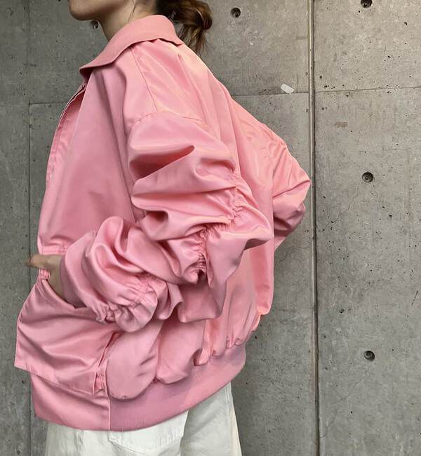 A_「【BIRROT/ビロット】LOVEボンバージャケット」|ブルゾン・スタジャン|