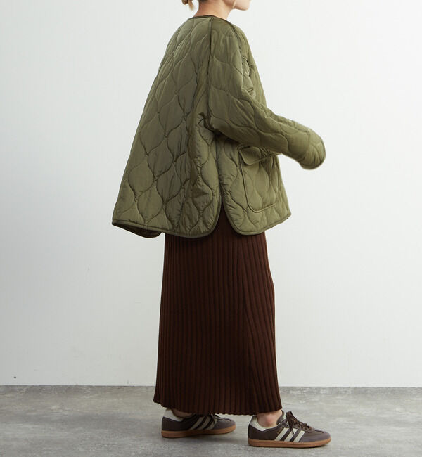 A_「【A_/エース】≪撥水加工≫ナイロンタフタキルティングブルゾン」|ブルゾン・スタジャン|