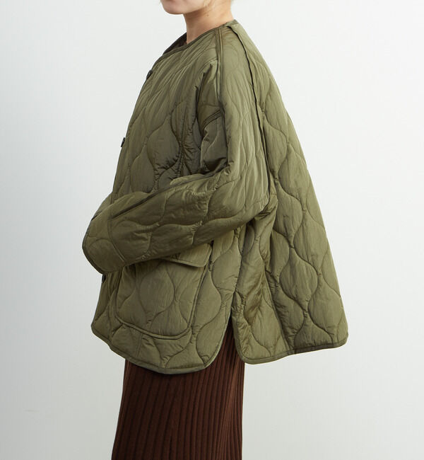 A_「【A_/エース】≪撥水加工≫ナイロンタフタキルティングブルゾン」|ブルゾン・スタジャン|