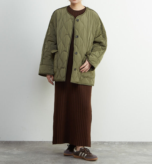 A_「【A_/エース】≪撥水加工≫ナイロンタフタキルティングブルゾン」|ブルゾン・スタジャン|