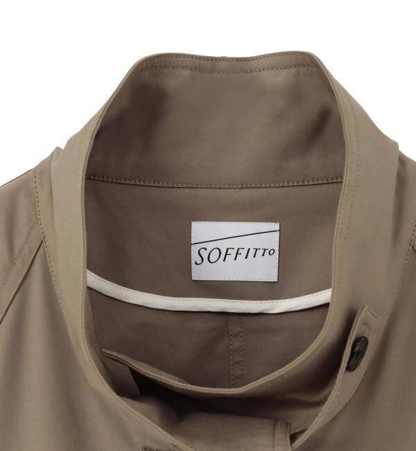 SOFFITTO「Aラインスタンドコート」|ブルゾン・スタジャン|