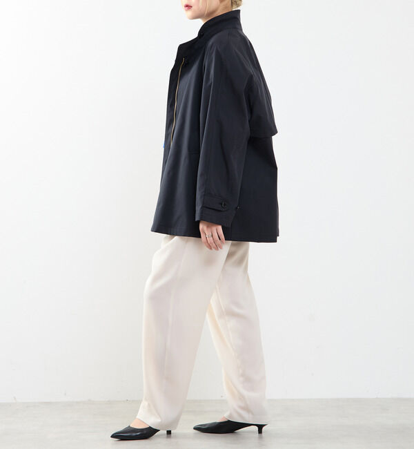 SOFFITTO「Aラインスタンドコート」|ブルゾン・スタジャン|