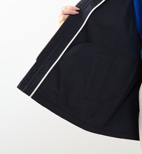 SOFFITTO「Aラインスタンドコート」|ブルゾン・スタジャン|